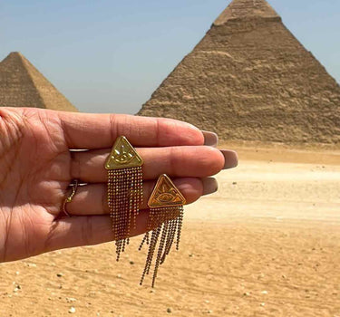 Cairo Earrings| Nish Hair X Evil Eye Jewel