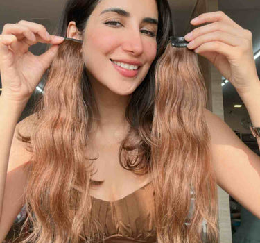 Caramel Highlights – Set of 2 | Nish Hair
