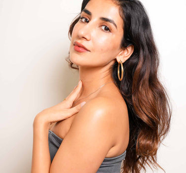 Classic Thick Large Hoop Earrings | Nish Hair X Evil Eye Jewel