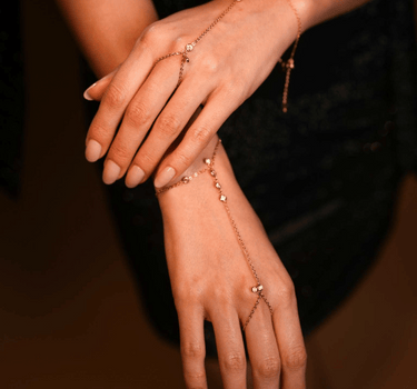Dainty Hand Harness | Nish Hair X Evil Eye Jewel