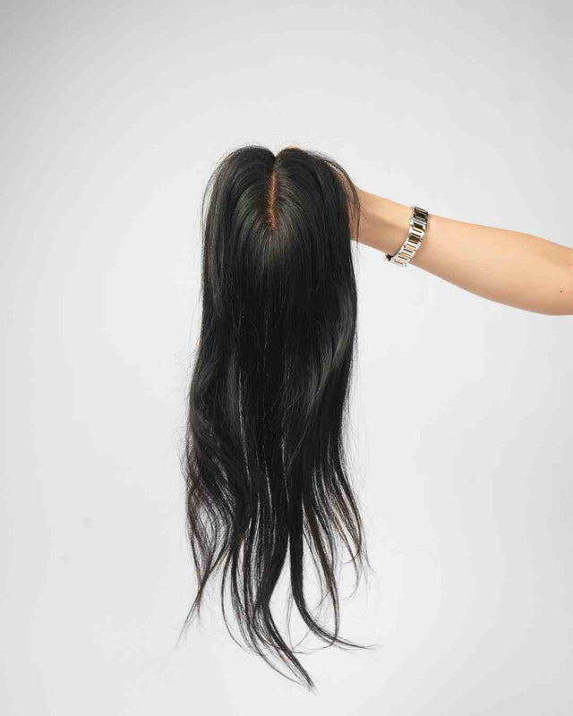 Volume Topper – Silk Base 3×5 Hair Topper, 100% Human Hair| Nish Hair