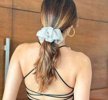 Soft Chiffon Scrunchies set of 2