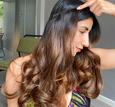 Premium Halo Hair with side Patches Sewn In