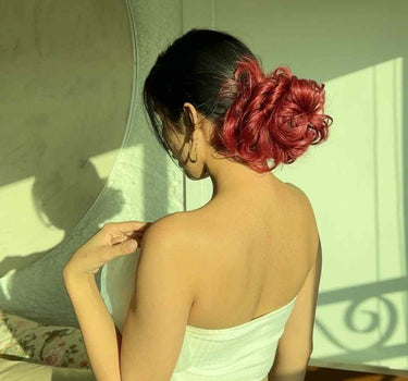 Human Hair Donut Scrunchie Rossetta