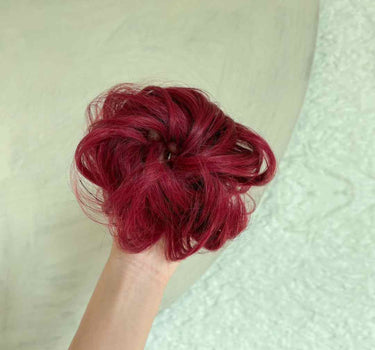 Human Hair Donut Scrunchie Rossetta