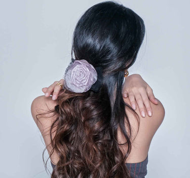 Flower clip heather