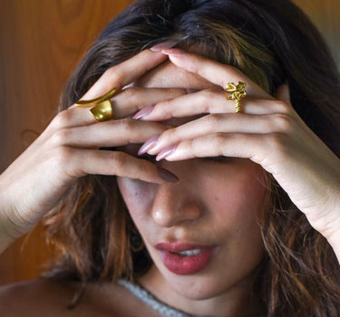 Sarah Adjustable Ring| Nish Hair X Evil Eye Jewel