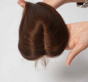 Scalp Line Hair Topper - Light Brown – 1.5 x 5inch – Silk Base