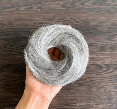 Graceful Grays - Donut Scrunchies | Nish Hair