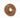 Human Hair Donut Scrunchie Ash Highlights | Small