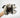 Big Black & White Bow Claw Clips