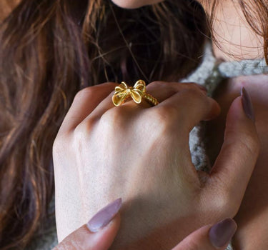Blossom Bow Ring| Nish Hair X Evil Eye Jewel
