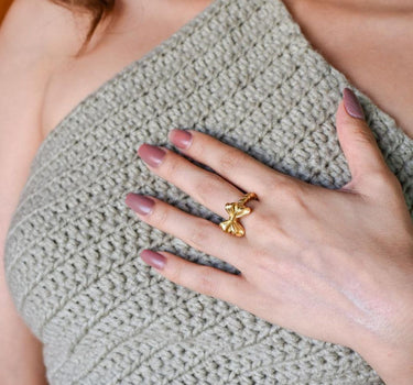 Blossom Bow Ring| Nish Hair X Evil Eye Jewel