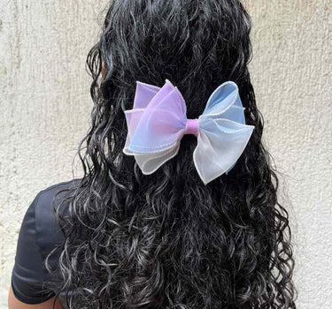 Dual Shaded Organza Bow | Nish Hair