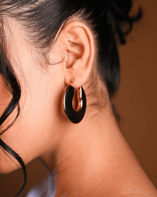 Kundal Hoops Nish Hair X Evil Eye Jewel