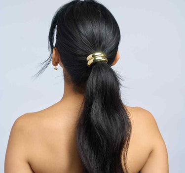 Metal Hair Ties - Set of 3 | Hair Jewellery | Nish Hair X Evil Eye Jewel