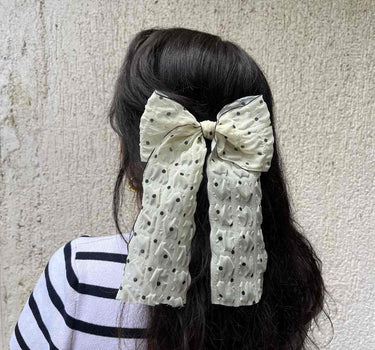 Picnic Polka Dots Bow | Nish Hair