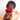 Red Mist Organza Scrunchy | Nish Hair X Threads by Dinckle