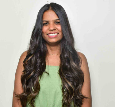 Natural Black With Highlights  – Classic Hair - CLIP In Extensions|