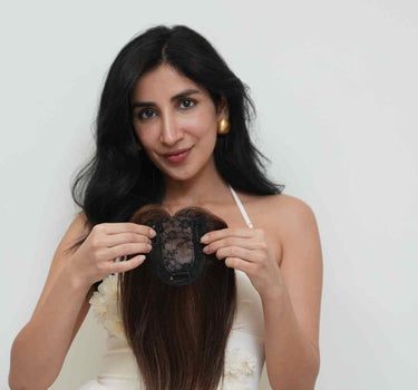 Hair Topper For Short Hair – Silk Top Topper  3x4 | Human Hair