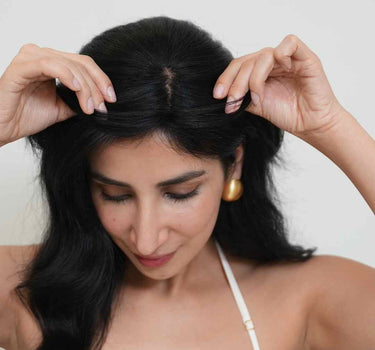 Hair Topper For Short Hair - Dark Brown | Silk Top Topper  3x4