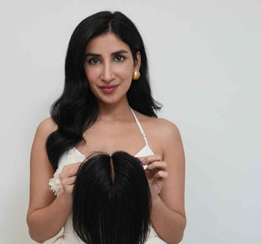 Hair Topper For Short Hair – Silk Top Topper  3x4 | Human Hair