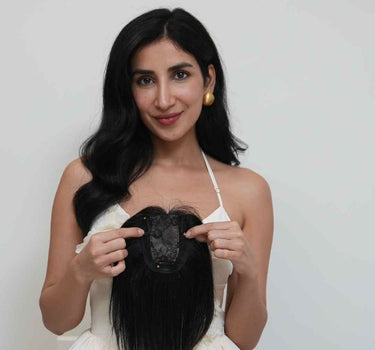 Hair Topper For Short Hair – Silk Top Topper  3x4 | Human Hair