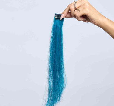 Teal Blue – #Strandout Coloured clip-In Hair| Nish Hair