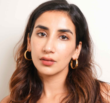 Yale Hoops - Medium Size Thick Hoops | Evil Eye Jewellery