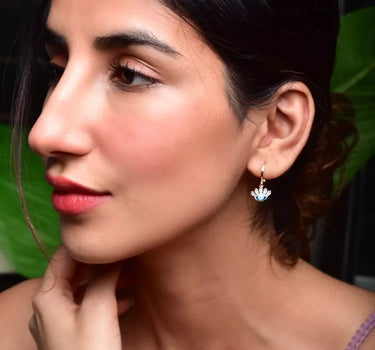 Evil Eye Copper Drop Earrings