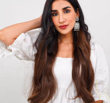 Parul’s Ombré – Halo Extensions | Nish Hair