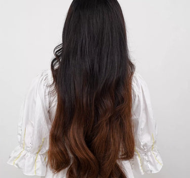 Parul’s Ombré – Halo Extensions | Nish Hair