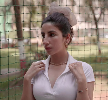 Walnut Luxe Organza Cloudy | Nish Hair X Threads by Dinckle