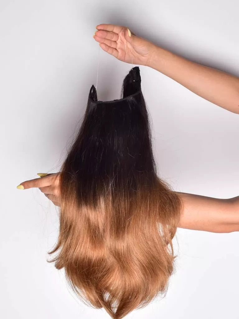 HALO EXTENSIONS – Balayage Ombre– Classic Human Hair N HAIR