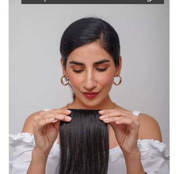Side Bangs / Bald Patch Hair | Nish Hair