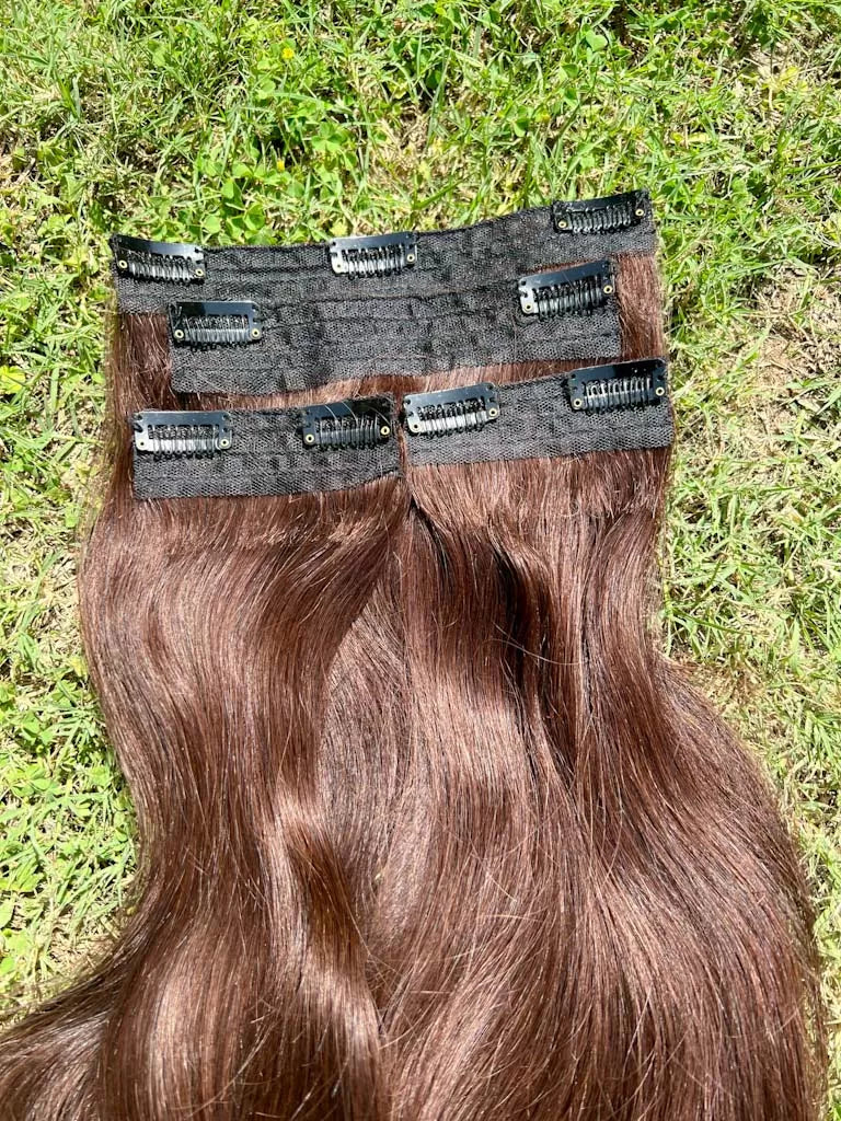 Light Brown Clip In Hair Extensions Info E-litchi Hair Extensions