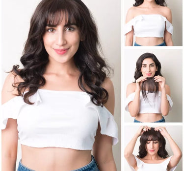 CLIP IN-BANGS | Human Hair | Nish Hair
