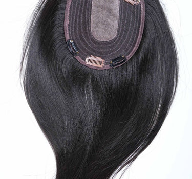 Silk Top Wefted LONG HAIR TOPPER 5x5.5Inch