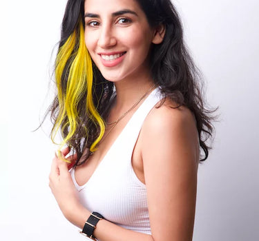 Oh My Yellow! #Strandout- Coloured clip-In Hair