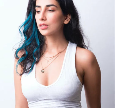 Teal Blue – #Strandout Coloured clip-In Hair| Nish Hair