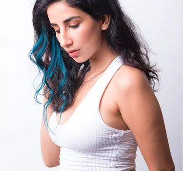 Teal Blue – #Strandout Coloured clip-In Hair| Nish Hair