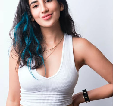Teal Blue – #Strandout Coloured clip-In Hair| Nish Hair