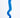 Electric Blue Hair Strand – #Strandout- Coloured clip-In Hair