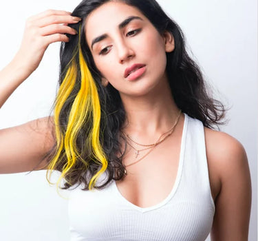 Oh My Yellow! #Strandout- Coloured clip-In Hair