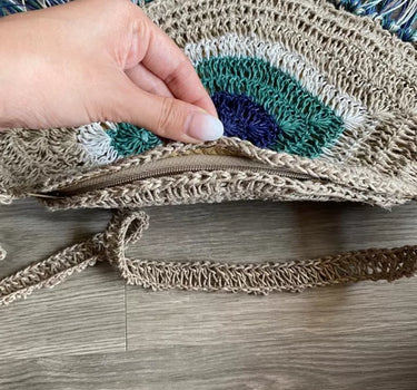 Handmade Evil Eye Boho Sling Bag | Evil Eye Jewel X Nish Hair