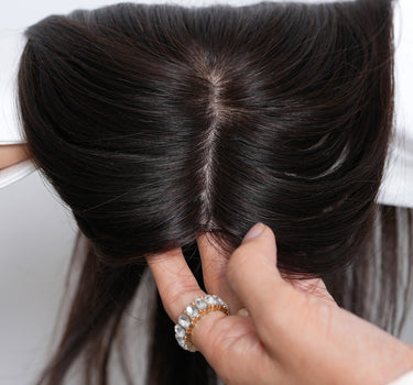 Volume topper – Silk Base 3×5 Hair Topper